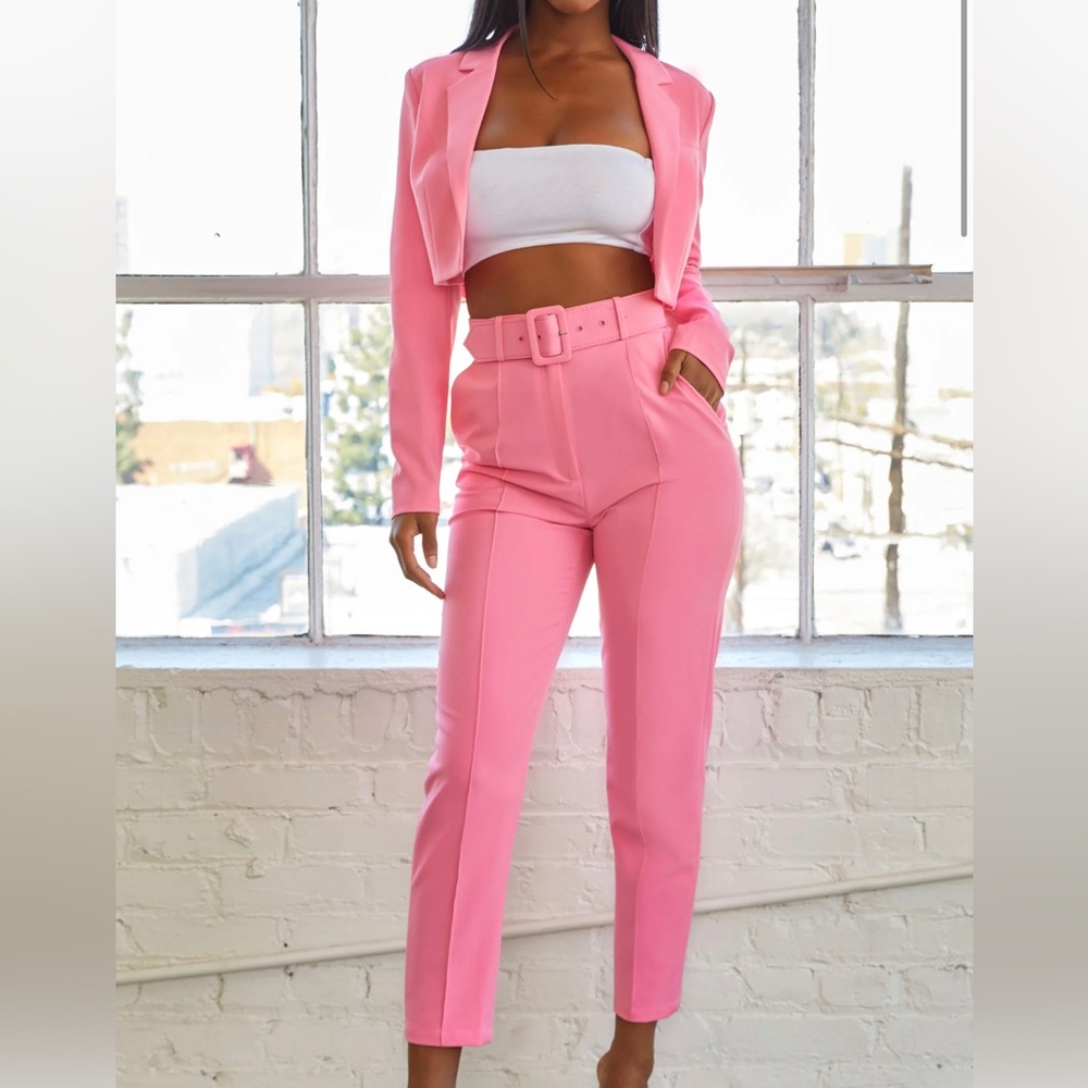 Trousers and Cropped Blazer